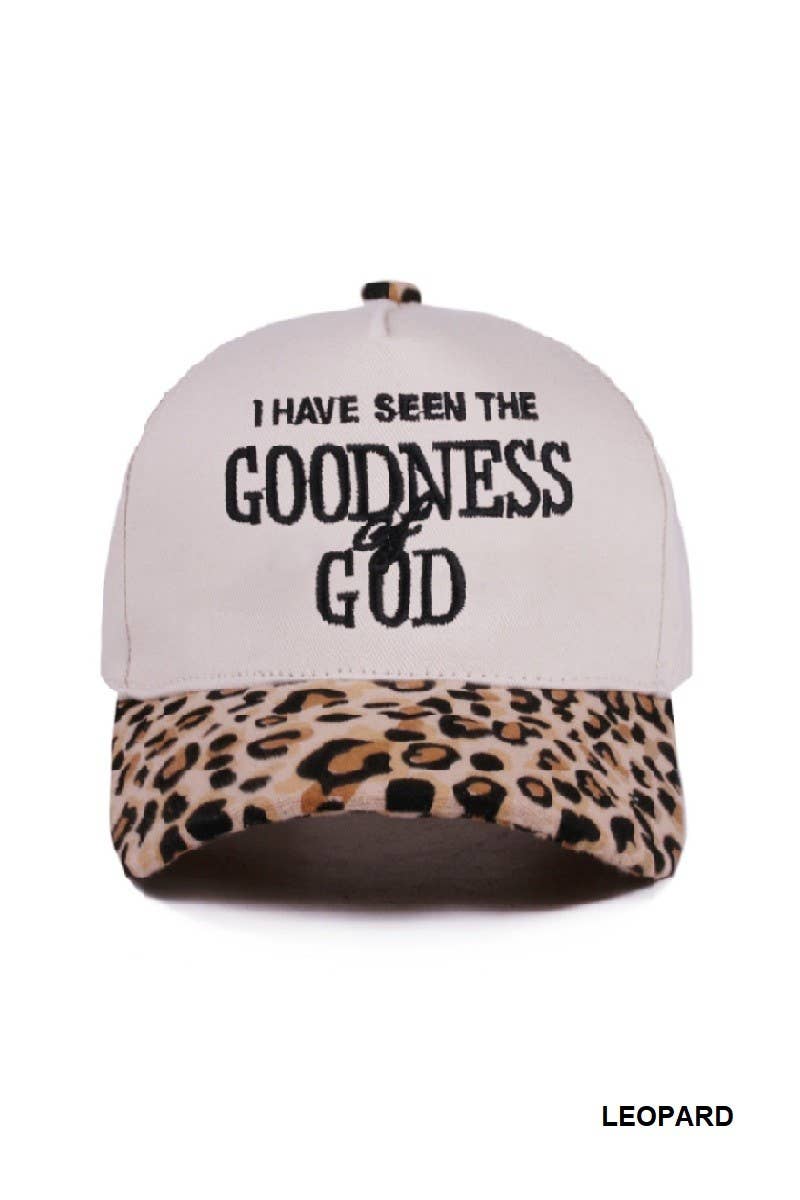I Have Seen The Goodness Of God 2-tone Cttn Cap: BLACK / 1(ONE SIZE)