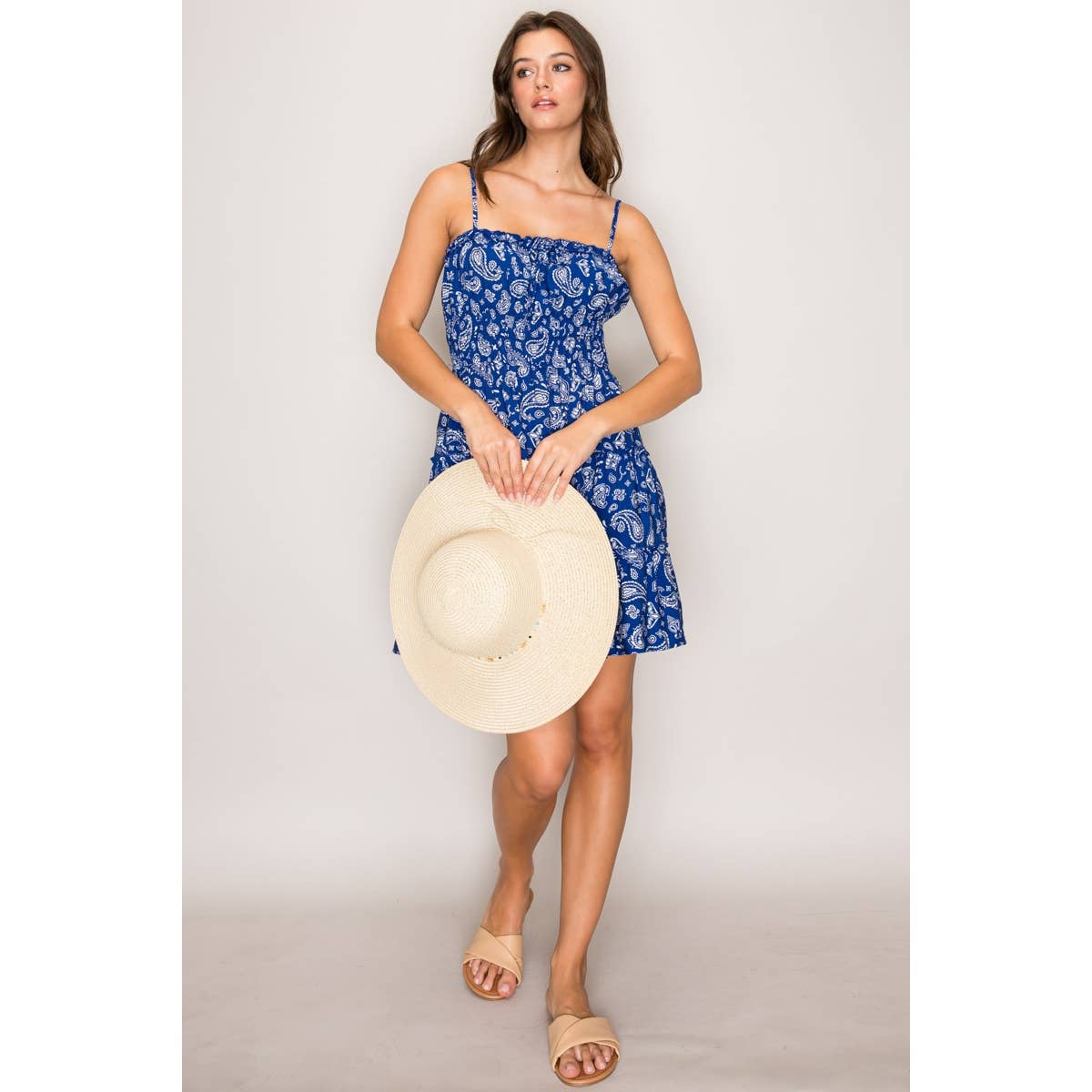 Paisley Mini Dress-TPT