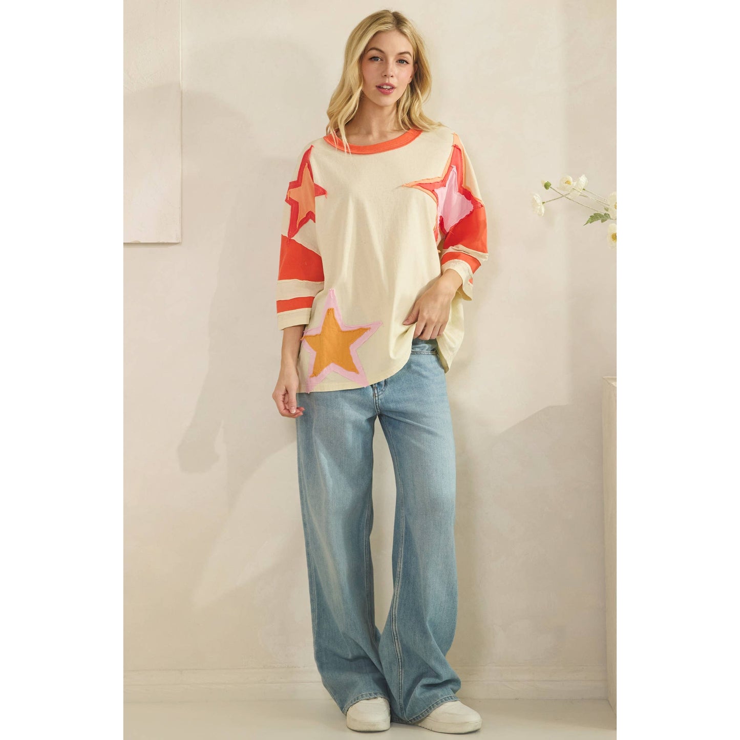 Star Patch Top - CN