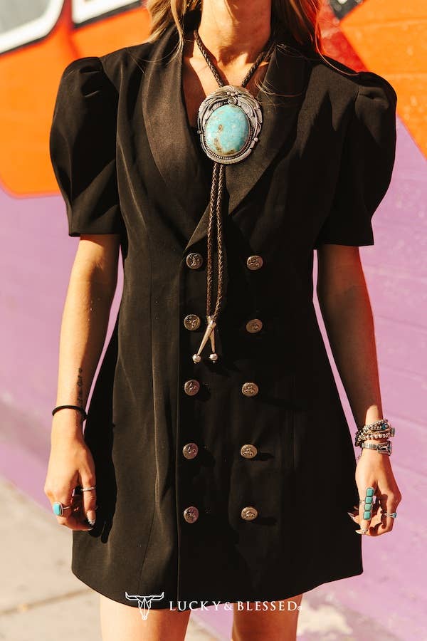 Black Button Down Corset Puff Sleeve RompeR