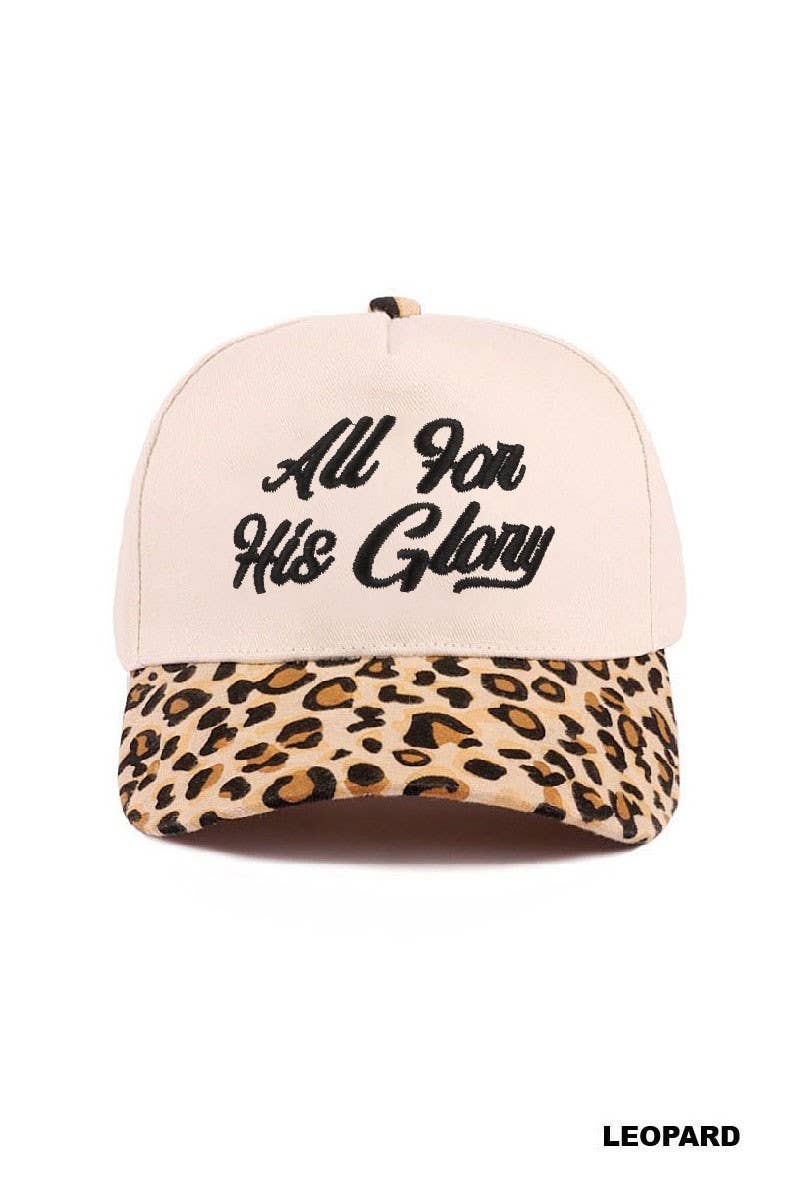 All For His Glory Two Tone Cotton Hat: ASH MOCHA / 1(ONE SIZE)