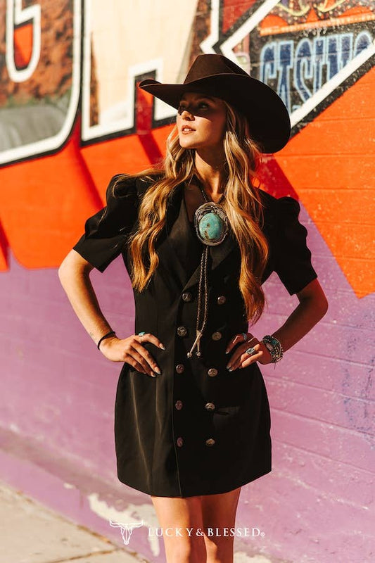 Black Button Down Corset Puff Sleeve RompeR