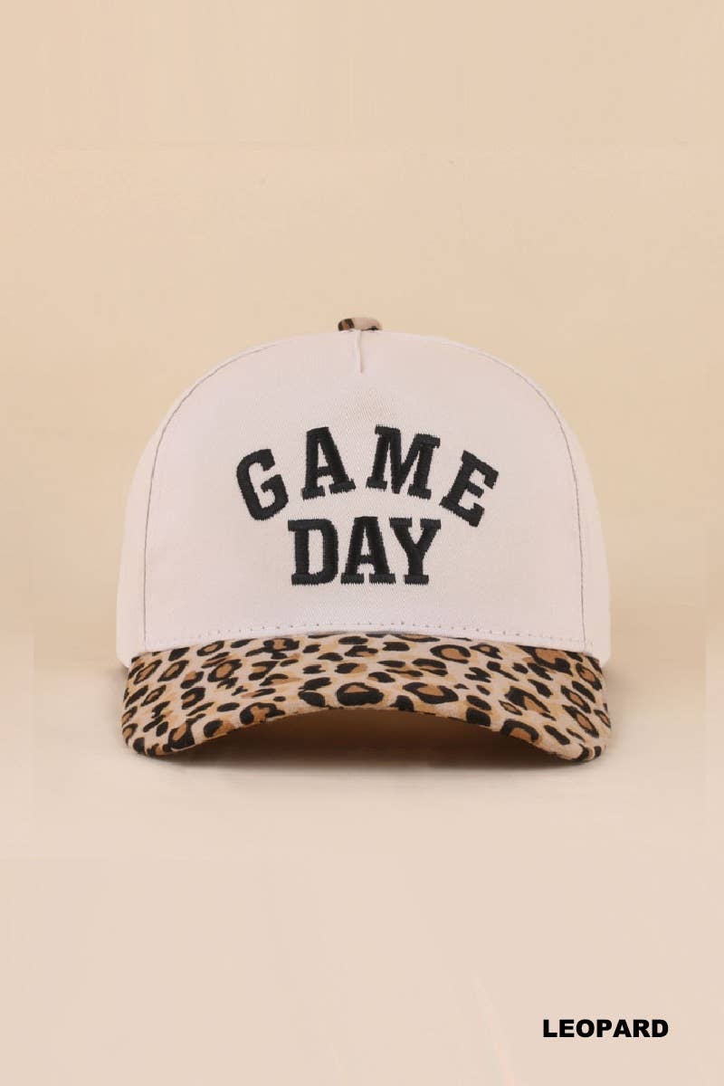 Game Day Two-tone Canvas Cotton Cap: GREEN (ONE SIZE)