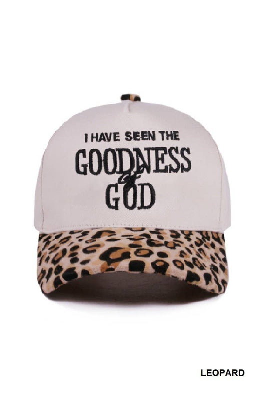 I Have Seen The Goodness Of God 2-tone Cttn Cap: LEOPARD / 1(ONE SIZE)