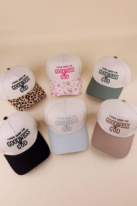 I Have Seen The Goodness Of God 2-tone Cttn Cap: LEOPARD / 1(ONE SIZE)