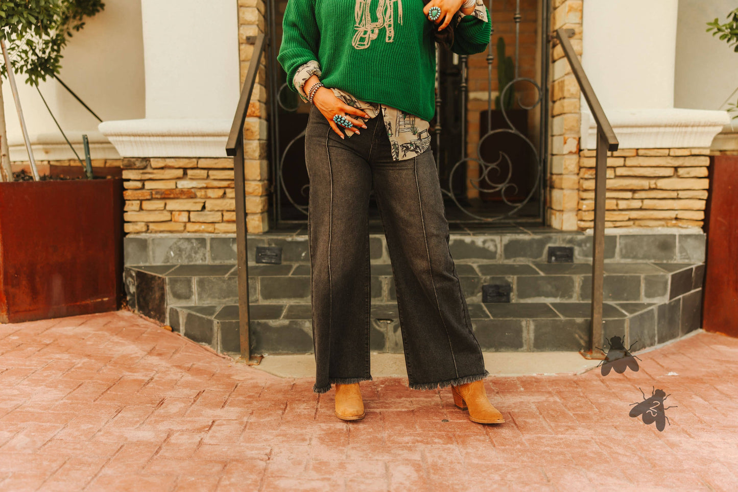 Midnight Wide Leg Jeans-TPT