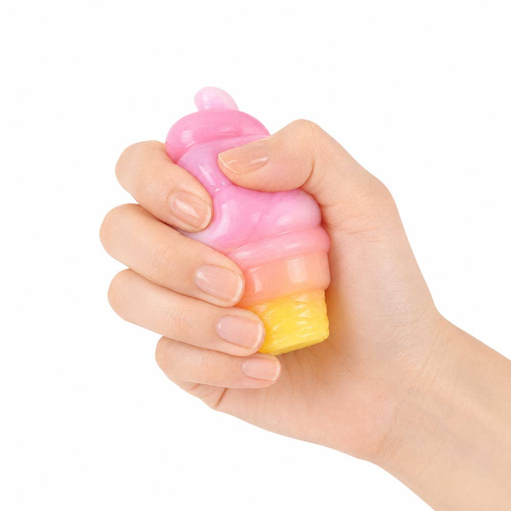 Ice Cream Cone Squeeze Squishy Stress Relief Toy