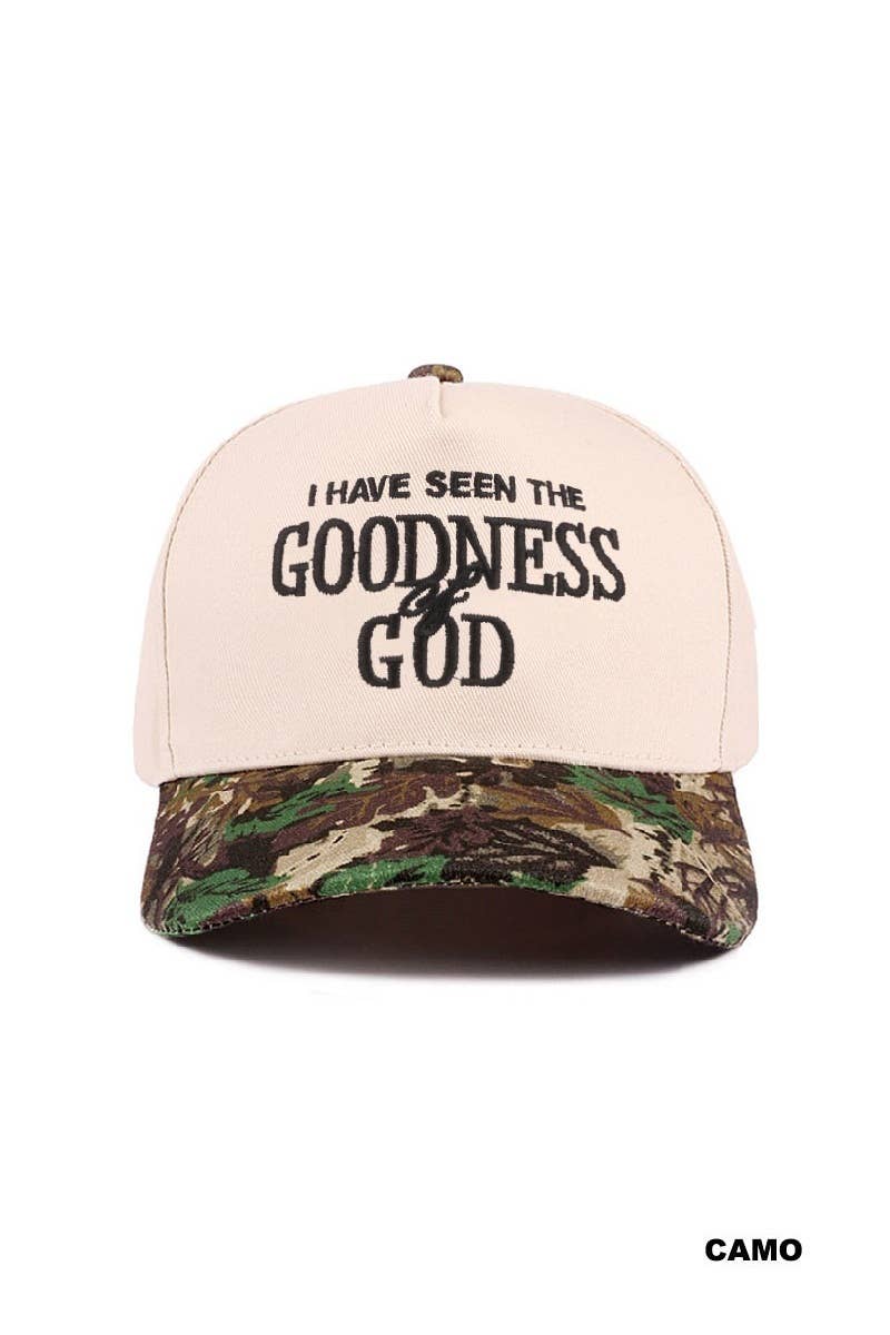 I Have Seen The Goodness Of God 2-tone Cttn Cap: LEOPARD / 1(ONE SIZE)