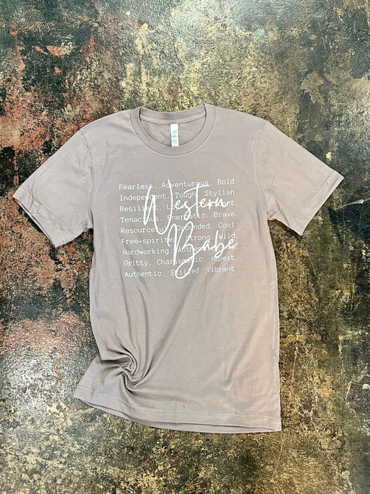 T-Shirt - Western Babe