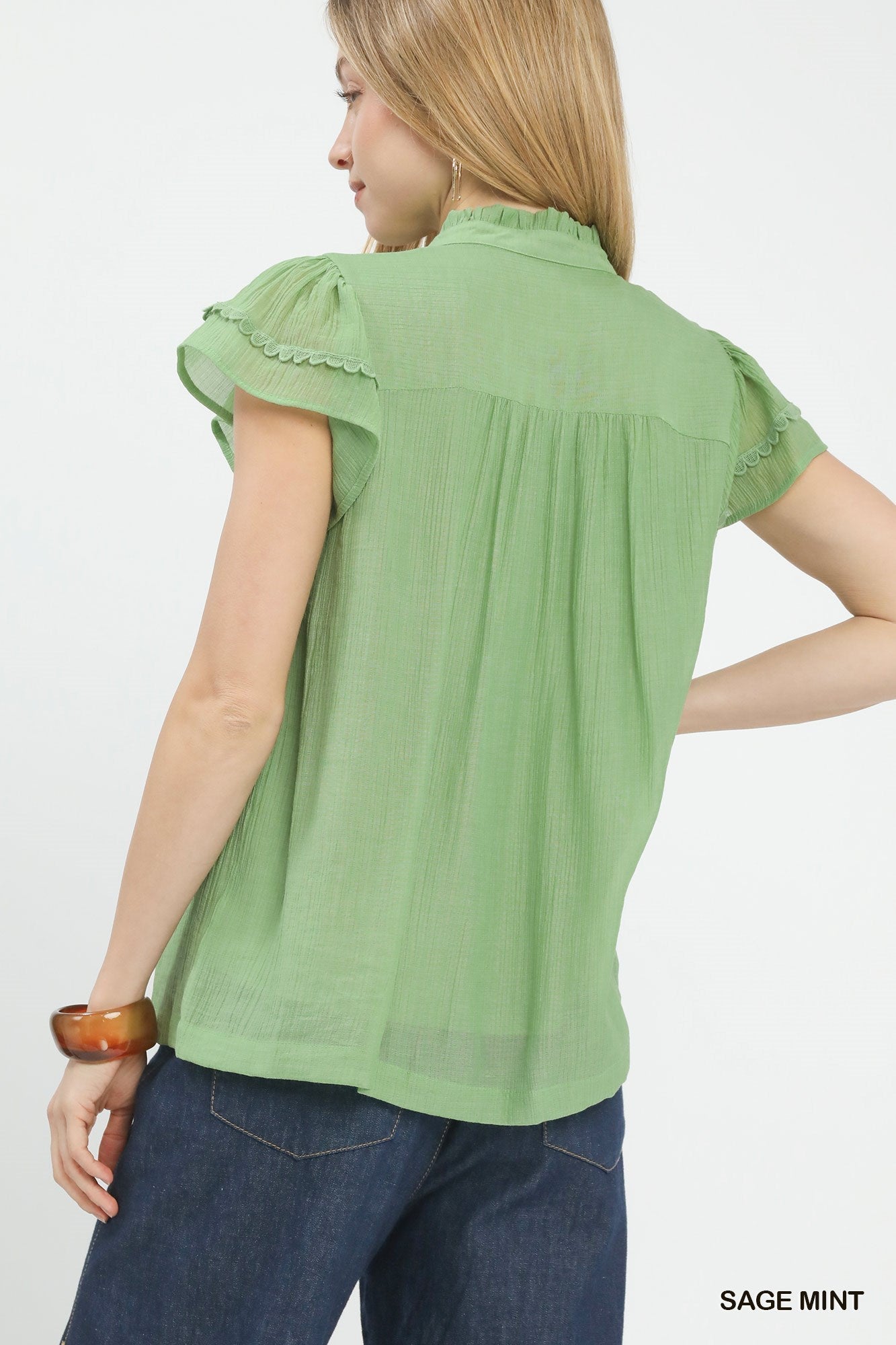 Sage Scalloped Flutter - CN