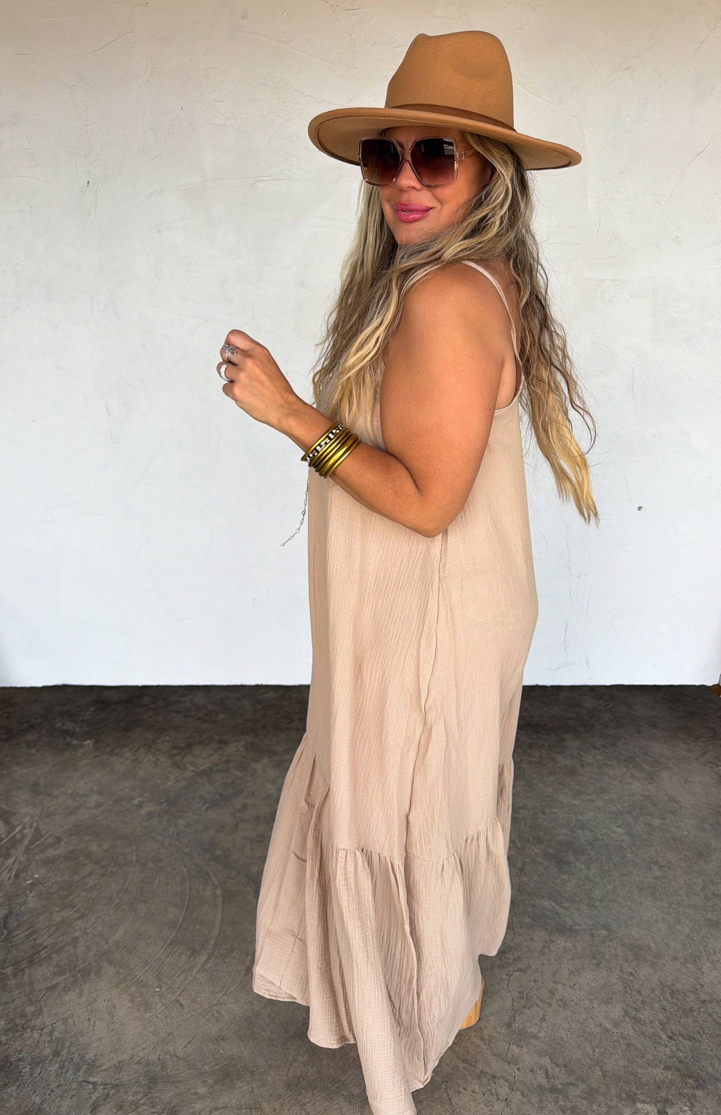 COASTAL NOVA DRESS: KHAKI
