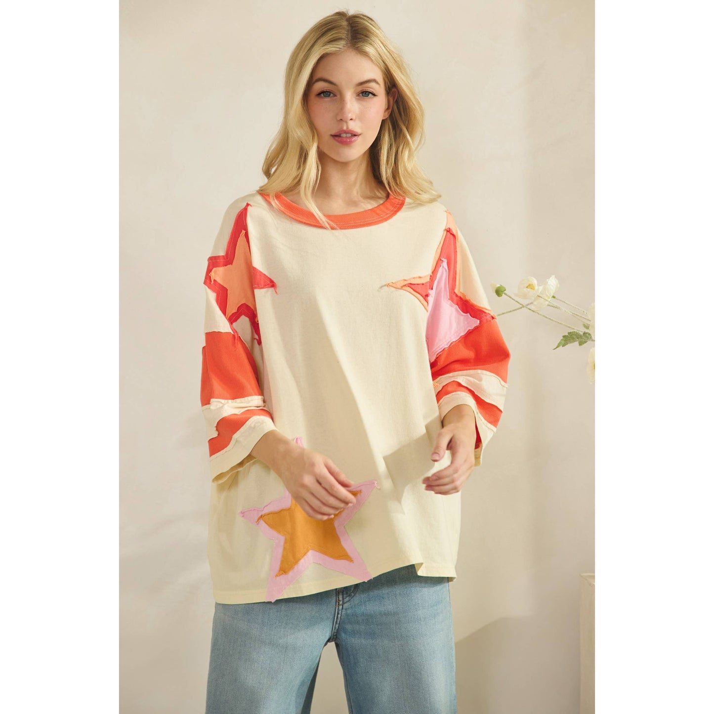 Star Patch Top - CN
